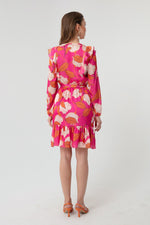 Woman Flower Patterned Dress