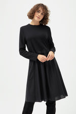 Women'S Bike Collar Midi Knitted Dress