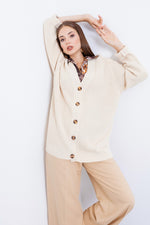 Woman Buttoned Thessaloniki Cardigan