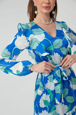 Woman Flower Patterned Dress