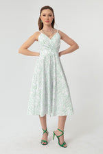 Midi Dress With Women Strap