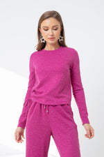 Women'S Side Connecting Knitted Blouse