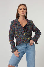 Woman Colored Short Jacket