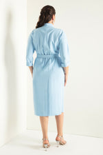 Large Size Midi Dress With Female Cruiser Arches