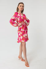 Woman Flower Patterned Dress