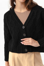 Women'S Knitting Detailed Shredon Knitwear Cardigan