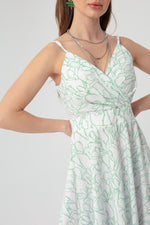 Midi Dress With Women Strap