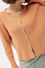 Woman Gold Buttoned Homeland Cardigan