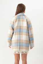 Female Plaid Coat