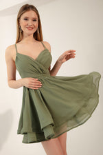 Woman Hanger Mini Evening Dress