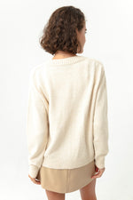 Women'S Gold Button Knitwear Cardigan