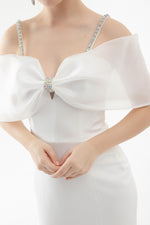 Women Stone Handled Long Fısh Dress Dress
