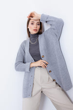 Woman Buttoned Thessaloniki Cardigan