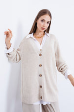 Woman Buttoned Thessaloniki Cardigan