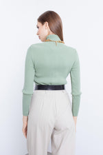 Female Fisherman Collar Knitwear Sweater