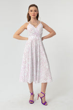 Midi Dress With Women Strap