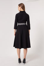 Female Pleated Midi Dress