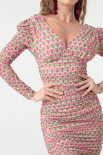 Female Patterned Mini Dress