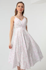 Midi Dress With Women Strap