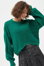 Female Bike Collar Knitwear Sweater