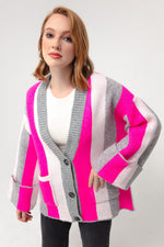 Female Shadon Button Detailed Knitwear Cardigan