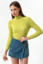 Female Fisherman Collar Knitwear Sweater