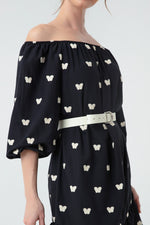 Women'S Arms With Rubber Arched Dress