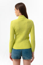 Female Fisherman Collar Knitwear Sweater