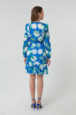 Woman Flower Patterned Dress