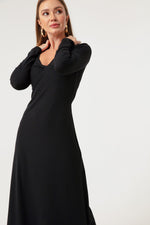 Woman Midi Knitting Dress