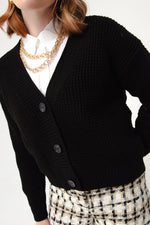 Women'S Button Detailed Knitwear Cardigan