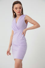 Woman V -Neck Dress