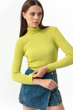 Female Fisherman Collar Knitwear Sweater