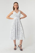 Midi Dress With Women Strap
