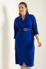 Large Size Midi Dress With Female Cruiser Arches