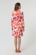 Woman Flower Patterned Dress