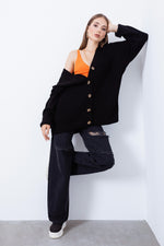 Woman Buttoned Thessaloniki Cardigan