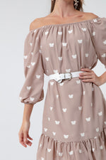 Women'S Arms With Rubber Arched Dress