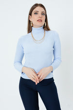 Female Fisherman Collar Knitwear Sweater