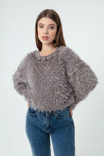 Female Furry Simli Sweater