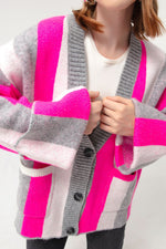 Female Shadon Button Detailed Knitwear Cardigan