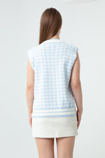 Women'S Coat Patterned Knitwear Vest