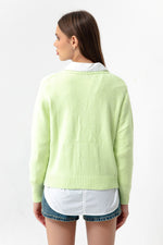 Women'S Gold Button Knitwear Cardigan