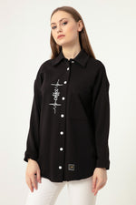 Women Printed Pocket Shirt