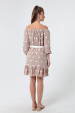 Women'S Arms With Rubber Arched Dress