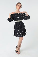 Women'S Arms With Rubber Arched Dress