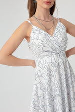 Midi Dress With Women Strap