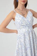 Midi Dress With Women Strap