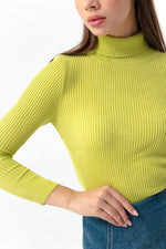 Female Fisherman Collar Knitwear Sweater