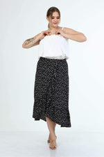 Angelino Ruffled Long Skirt